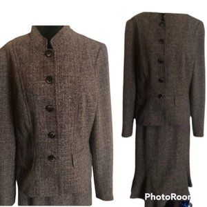 LAURA STUDIO vintage brown suit